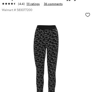 3XL Champion Women's Authentic Print Leggings